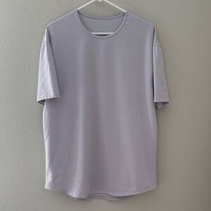 BYLT Drop Cut Men's Light Purple Lavender T-Shirt Size XL